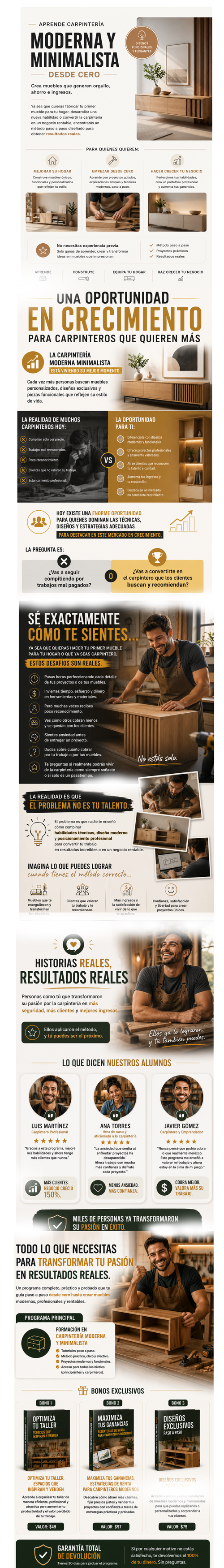 CARPINTERIA MODERNA MINIMALISTA