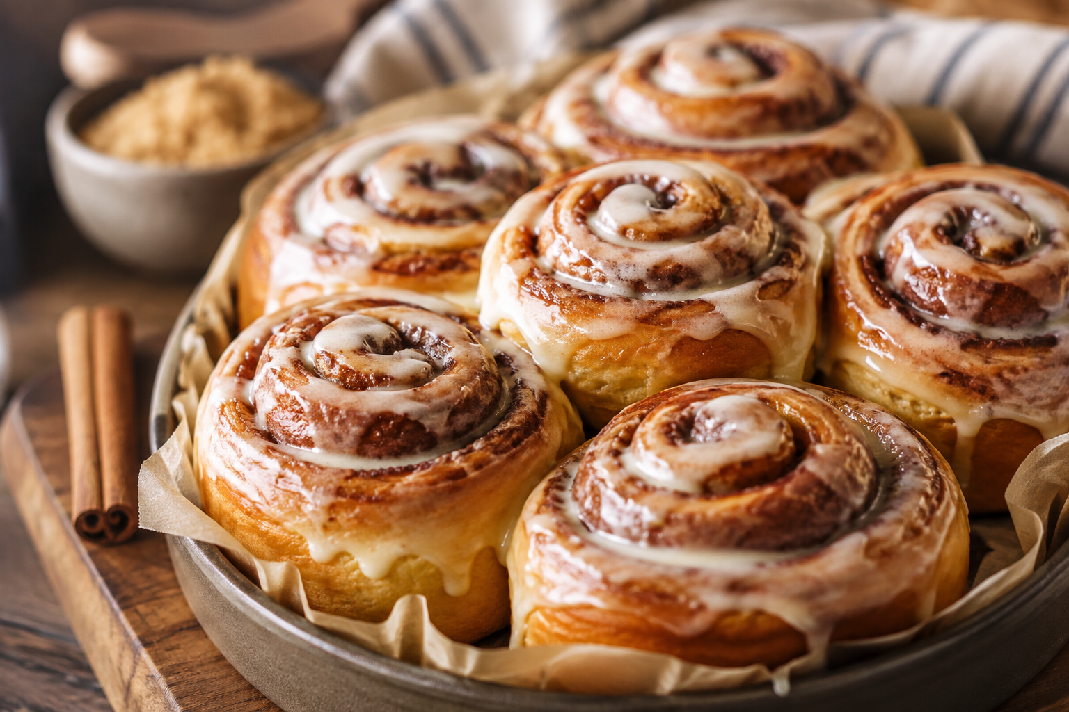 Rolls de canela caseros